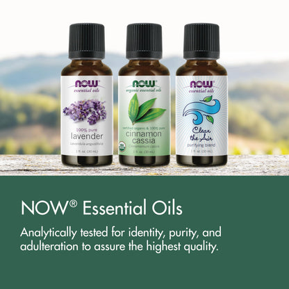 NOW Foods Organic Lavender Essential Oil, 4 oz | Pure Steam-Distilled, Vegan