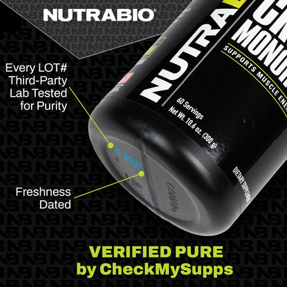 NutraBio EAA Pure – 9 Amino Acids for Muscle Repair & Recovery | 30 Servings (Strawberry Lemon Bomb)