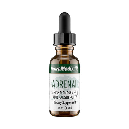 NutraMedix Adrenal Fatigue Supplement – Astragalus, Rhodiola, Schisandra & Ginseng (Vegan, 1oz)