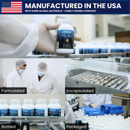 Nutricel Methylene Blue Capsules with Mushroom Extracts – 7mg, 60ct – Made in America