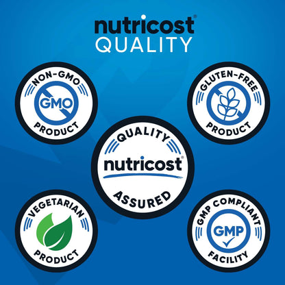 Nutricost BCAA+ Hydration Green Apple - 20 Stickpacks | Gluten-Free, Non-GMO