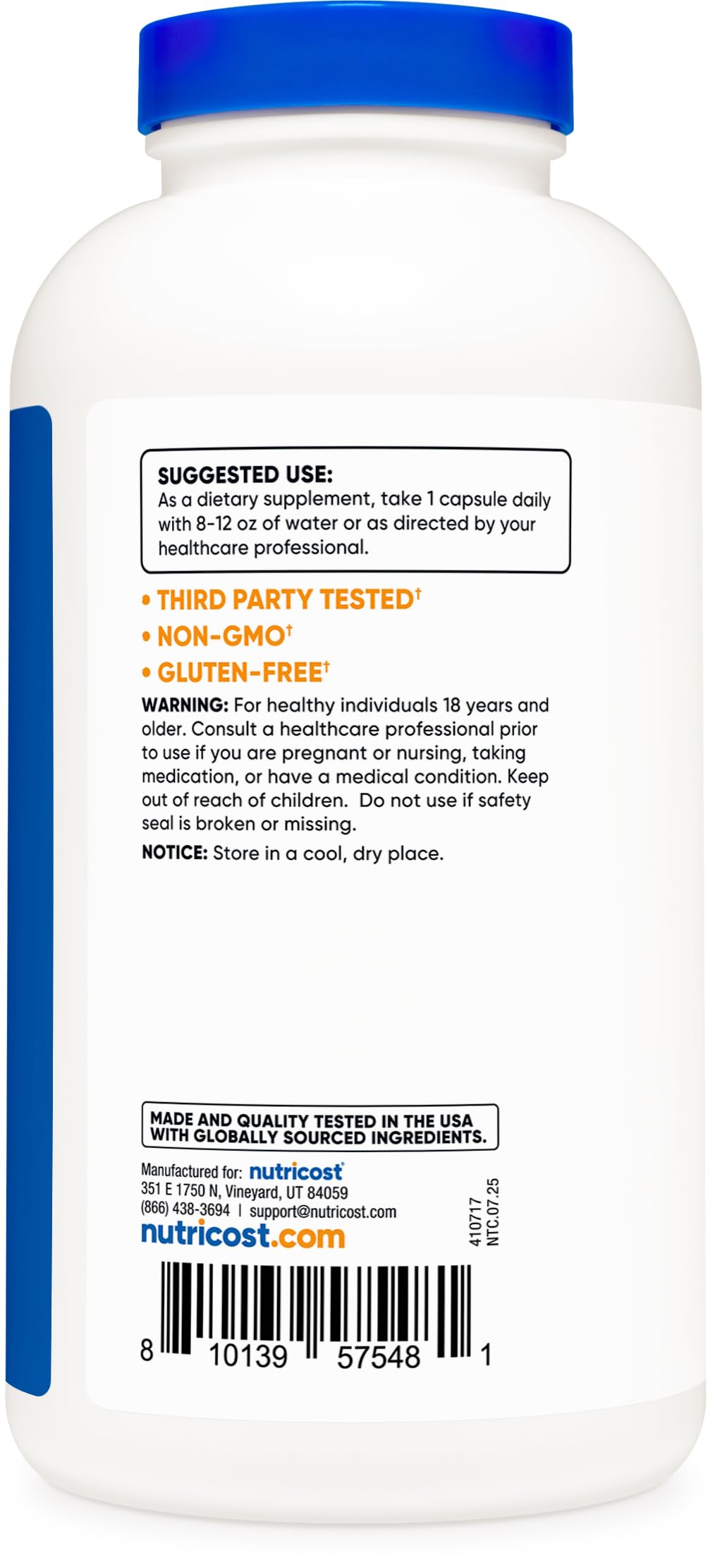 Nutricost Dong Quai 565mg – 240 Vegetarian Capsules | Non-GMO, Gluten Free