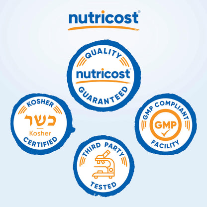 Nutricost Gelatin Size 1 Empty Capsules - 1000 Count | Kosher, Non-GMO, Soy Free, Gluten Free