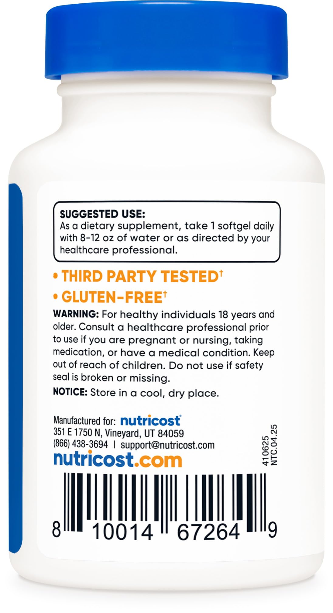 Nutricost Vitamin K2 MK-7 100 mcg - 240 Softgels | Gluten Free & Non-GMO (Pack of 2)