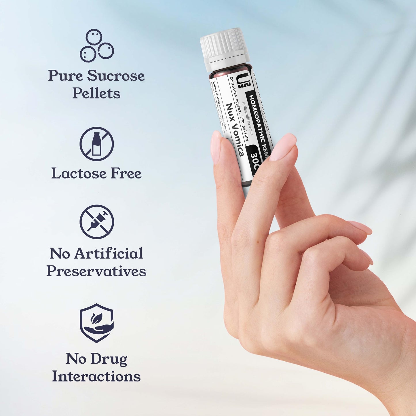 Nux Vomica 30C Homeopathic Remedy | Urenus