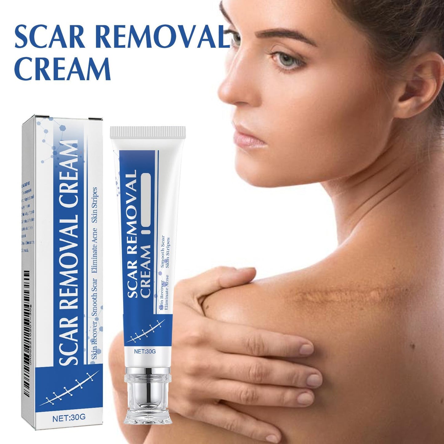 NYYQYYN Scar Cream • Silicone Gel for Surgical Scars & Keloids | All-Natural, Quick-Drying