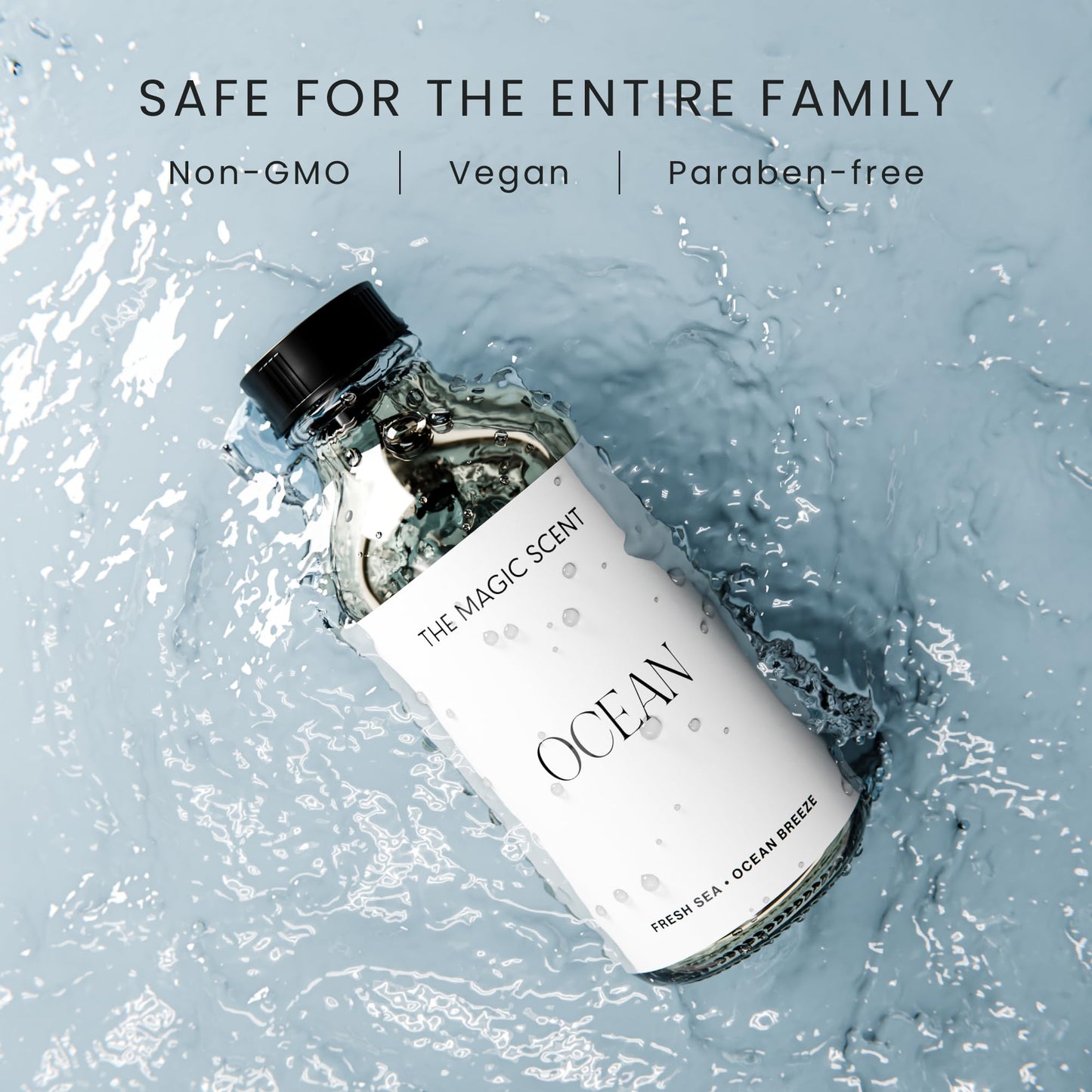 The Magic Scent Ocean Diffuser Oil – Luxury Bali-Inspired Hotel & Home Scents (16.9 fl oz / 500 mL)