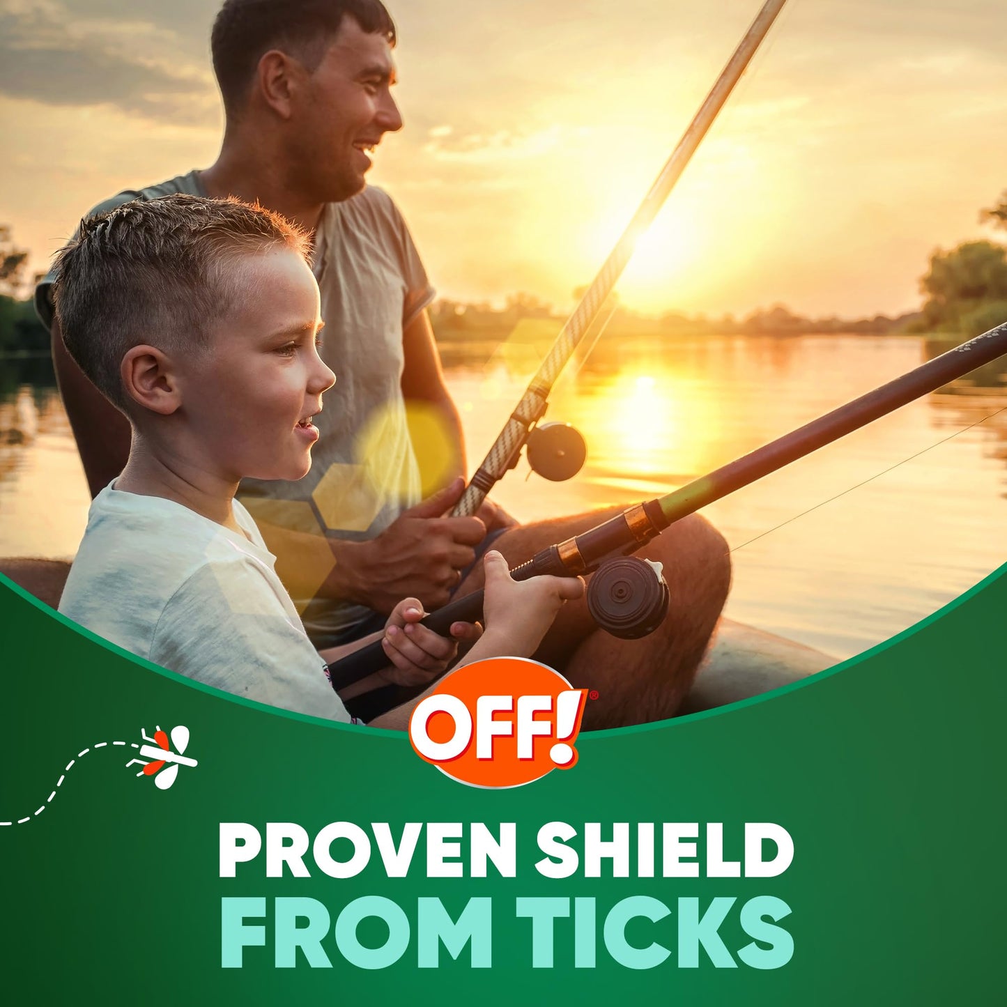 OFF! Deep Woods Insect Repellent Aerosol — Long-Lasting Mosquito & Tick Protection (6 oz)