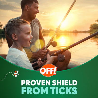 OFF! Deep Woods Mosquito & Insect Repellent Wipes – 12 Towelettes, 8-Hour Protection