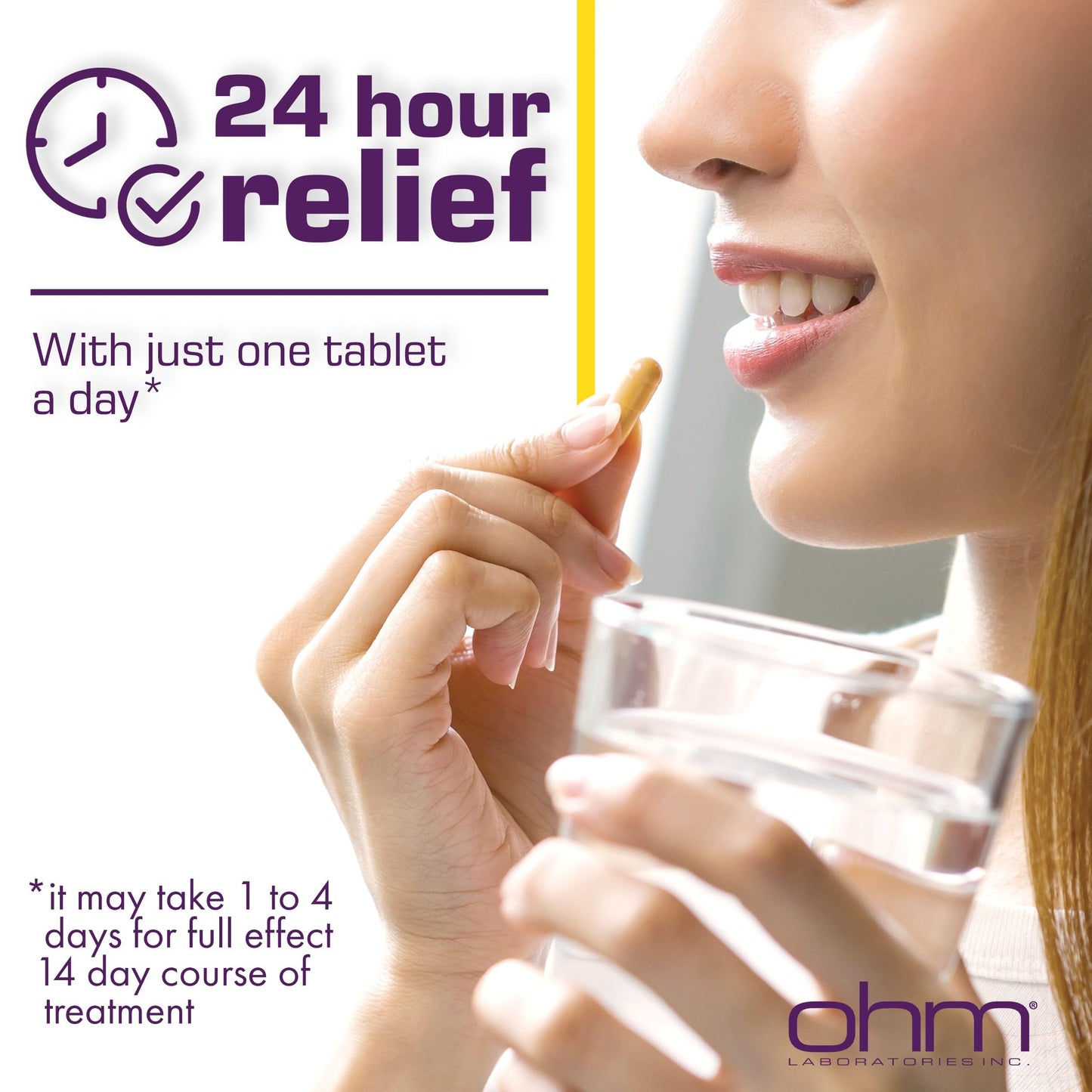 Ohm Esomeprazole Magnesium 20 mg Delayed-Release Capsules – 24-Hour Heartburn & Acid Reflux Relief (84-count)