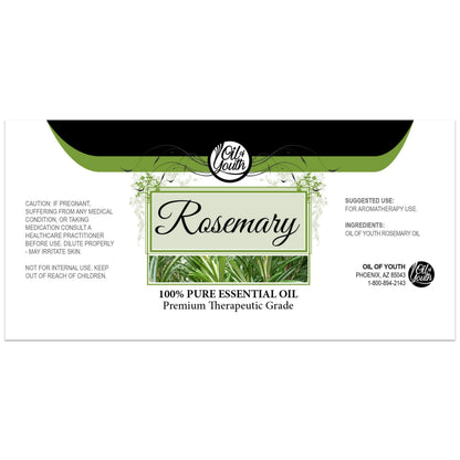 Oil of Youth 16oz Rosemary Essential Oil | Premium Rosemary Oil