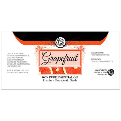Oil of Youth Grapefruit Essential Oil 8oz Bulk - Pure Aromatherapy
