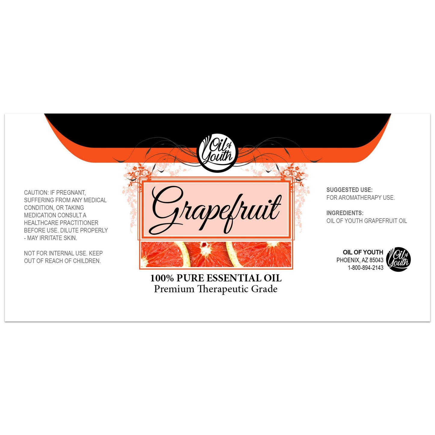 Oil of Youth Grapefruit Essential Oil 16oz – Pure Therapeutic Grade
