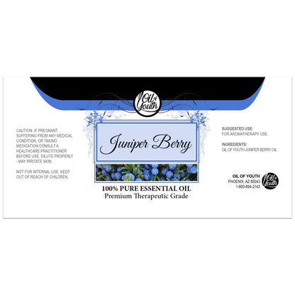Oil of Youth Juniper Berry Essential Oil - 4oz | Premium Grade, USA Bottled