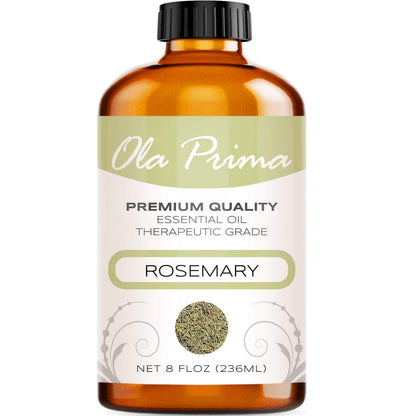 Ola Prima Rosemary Essential Oil – Pure 8 oz Rosemary Oil (Therapeutic Grade)