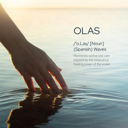 Olas Alcohol Free Mouthwash & Rinse – Marine Bio-Active, Fluoride Free (3 x 1 fl oz)