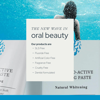 OLAS Marine Sea Mint Bio-Active Toothpaste – Fluoride Free, SLS Free (3.5oz)