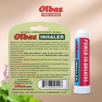 Olbas Inhaler Aromatherapy – Pocket-Size Nasal Inhaler for Clear Breathing