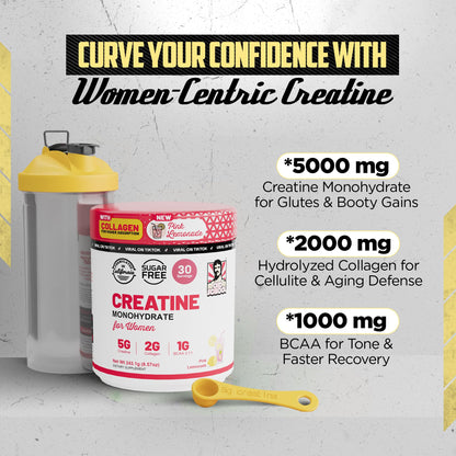 Old School Labs 5g Creatine Monohydrate — Collagen & BCAA for Women