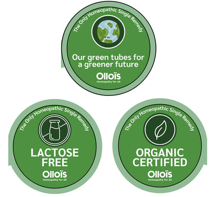 OLLOIS Ipecacuanha 200ck Organic - Vegan Homeopathic Medicine (80 Pellets x3)