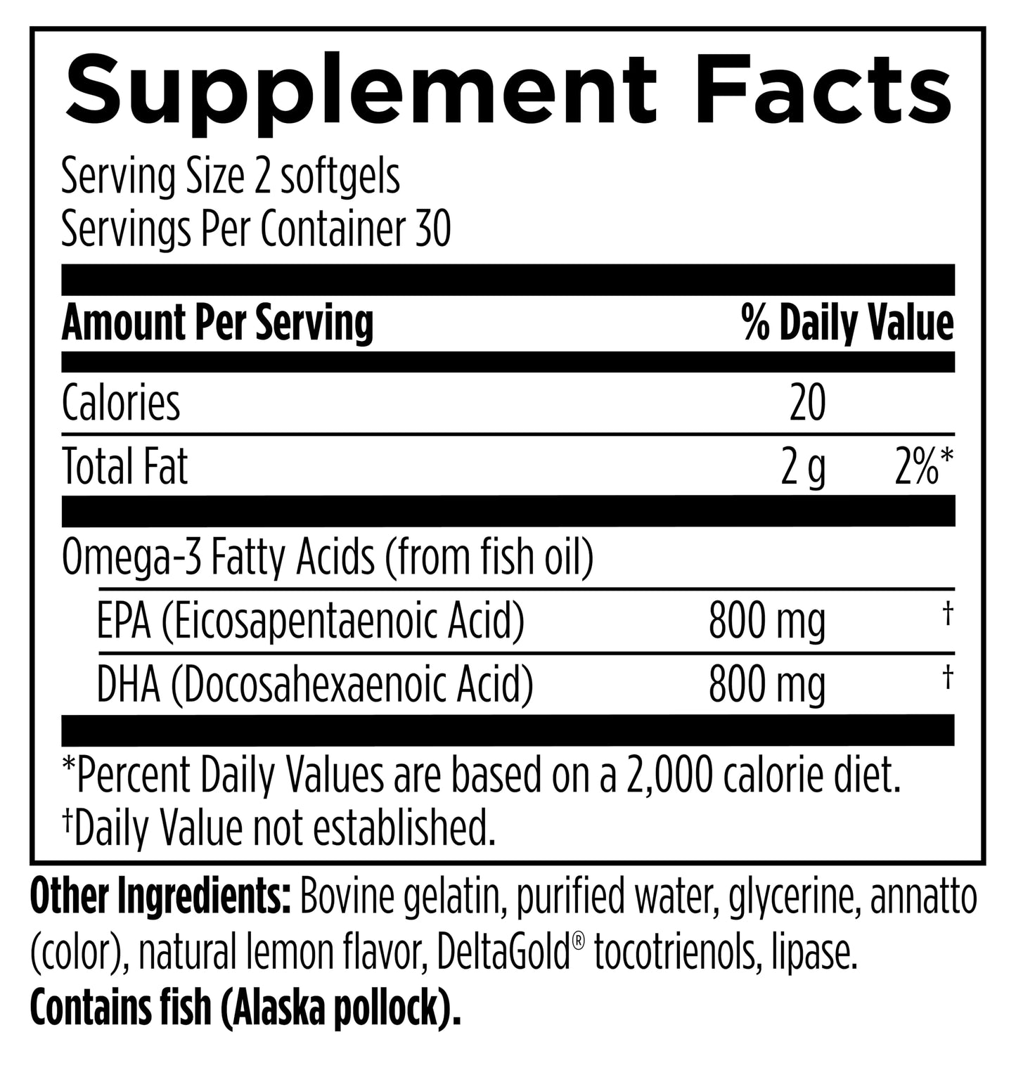 Omega 3 HI-PO High-Potency Fish Oil 1500 mg | EPA 750 DHA 750 | 60 Softgels - Designs for Health