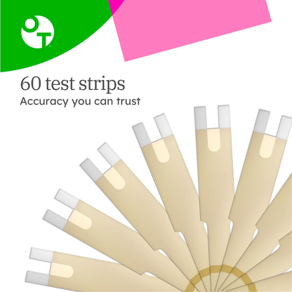 OneTouch Verio Test Strips 60-Count Value Pack (2 Boxes) – Home Glucose Testing