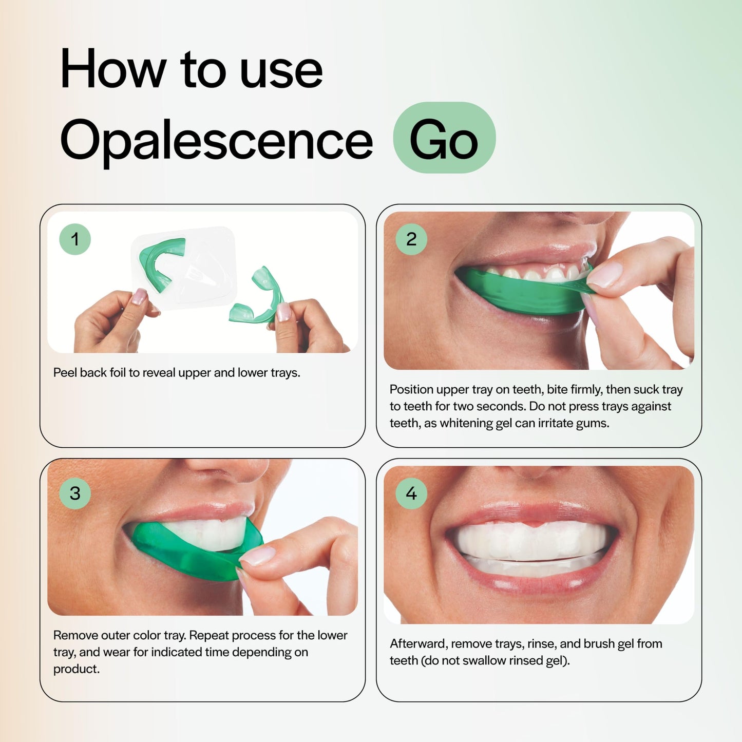 Opalescence Go 15% Mint Teeth Whitening Trays – 10 Treatments | Ultradent