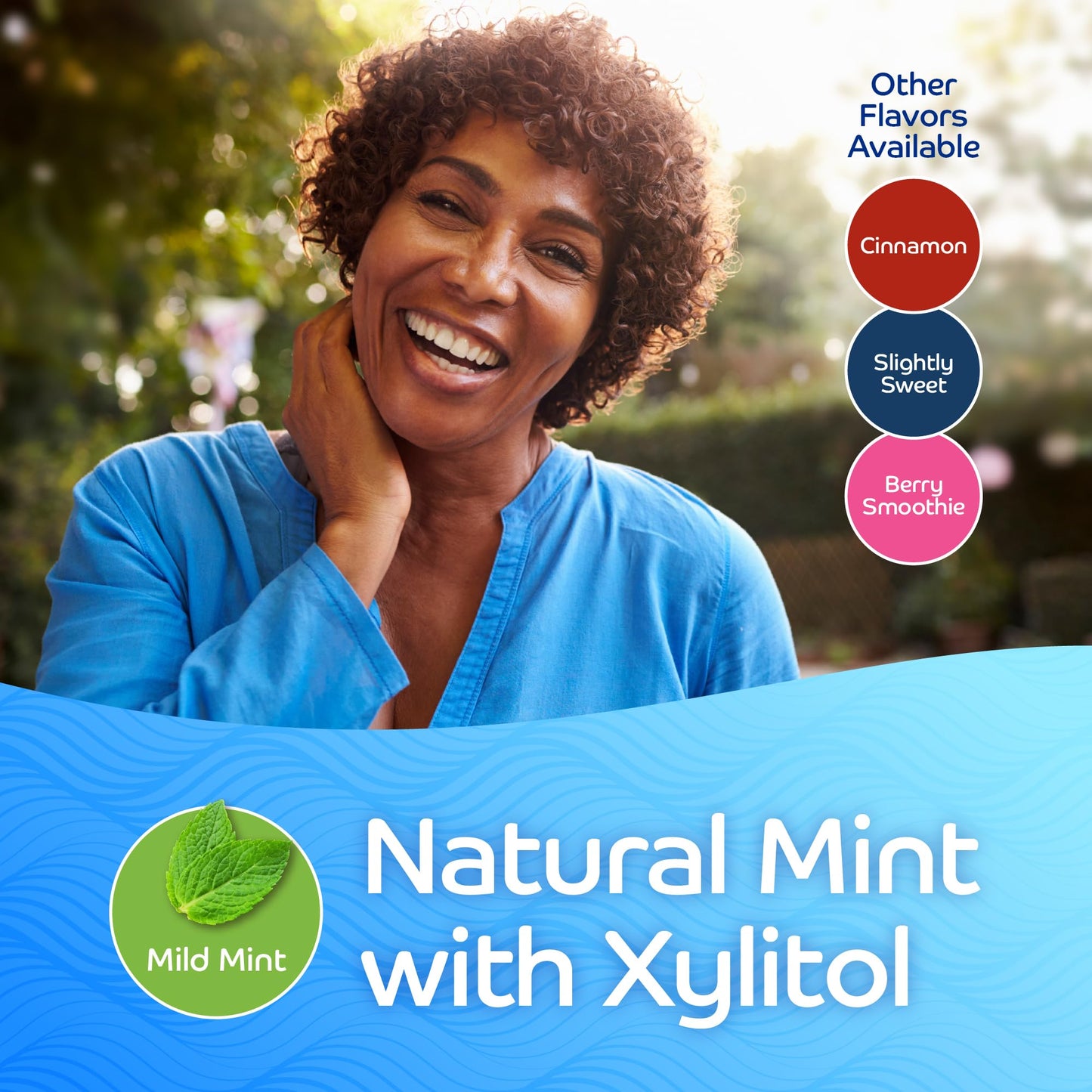 Oracoat XyliMelts Dry Mouth Discs – 80 Count Twin Pack, Sugar Free Xylitol, Mild Mint, 8-Hour Relief