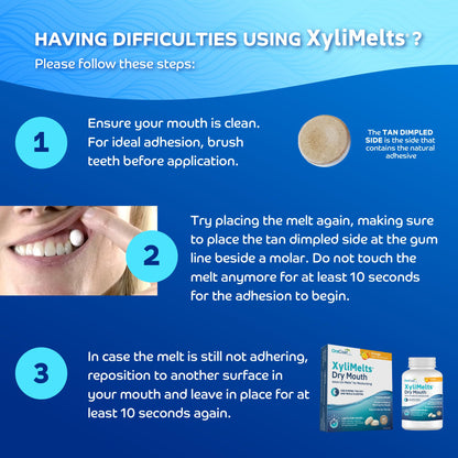 Oracoat XyliMelts Dry Mouth Relief Discs – 8-Hour, Orange, Xylitol