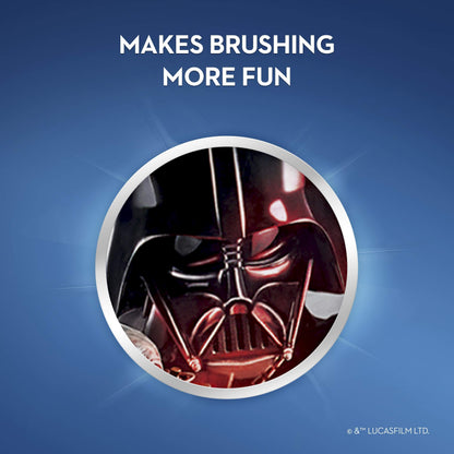 Oral-B Kids Battery-Powered Star Wars Toothbrush for Ages 3+