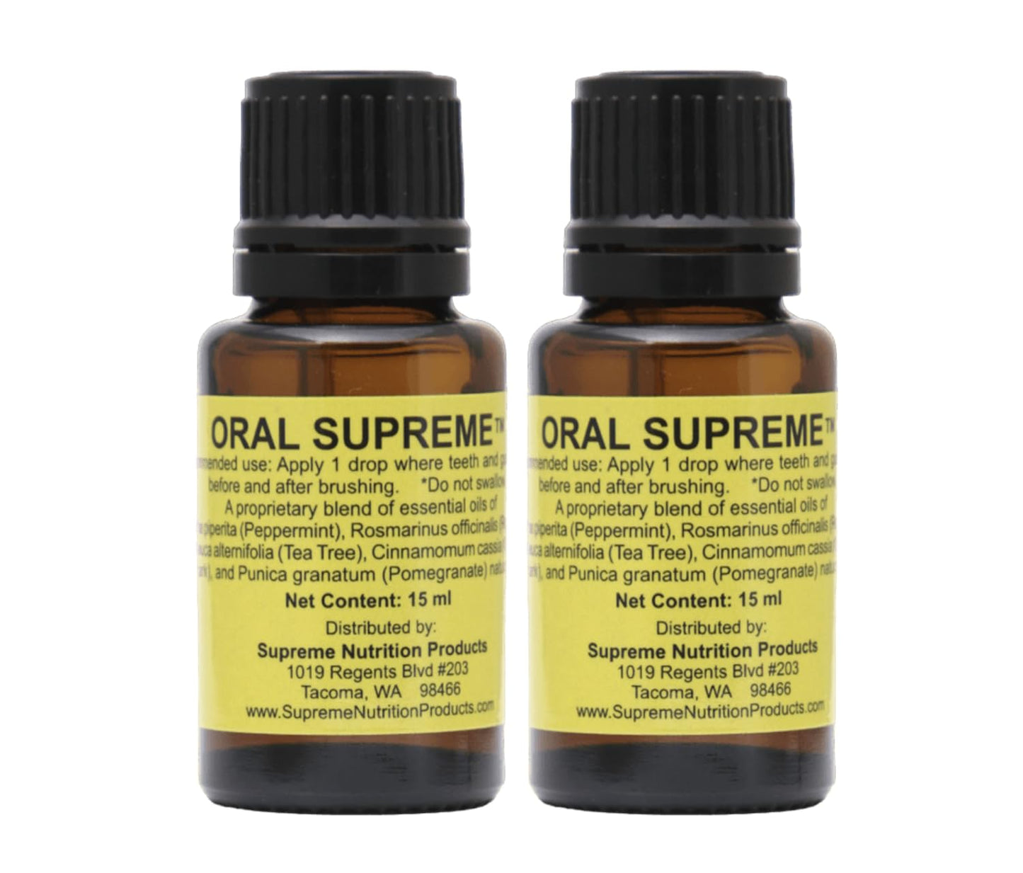Supreme Nutrition Oral Supreme - Essential Oil Blend 15 ml (Pack of 2)