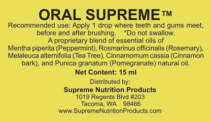 Supreme Nutrition Oral Supreme - Essential Oil Blend 15 ml (Pack of 2)