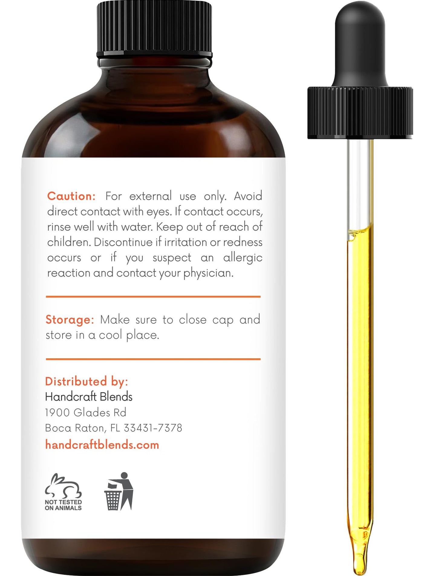 Handcraft Blends Orange Essential Oil – 1 Fl Oz | Pure & Natural
