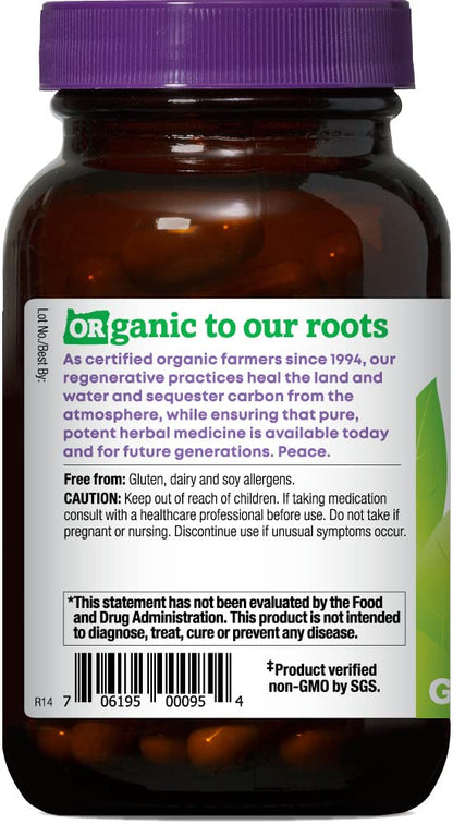 Oregon's Wild Harvest Echinacea Organic Herbal Supplement - 90 Count | Vegan