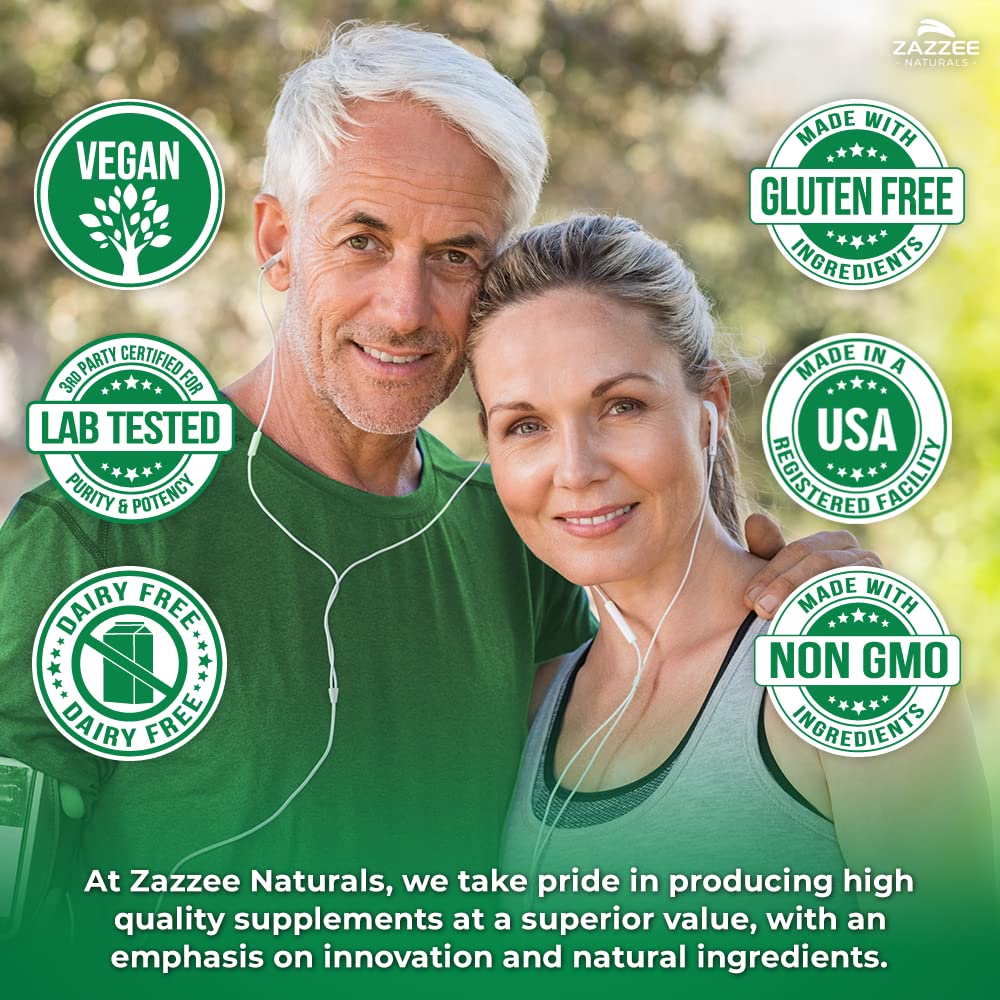 Zazzee Organic Gymnema Sylvestre 25:1 Extract – 7500 mg per Serving, 25% Gymnemic Acid, 120 Vegan Capsules