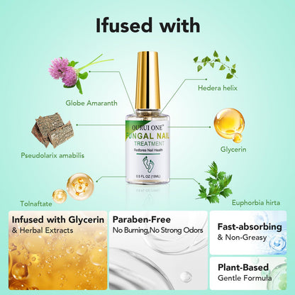 ourui one Toenail Fungus Treatment Extra Strength – Fast 4-Week Nail Care (30ml)