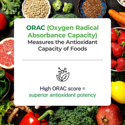 Paradise Herbs ORAC Energy Greens Powder — Antioxidant Power of 24 Fruits & Veggies in 1 Scoop | 120 Servings