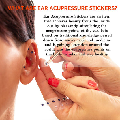 Pddolw Ear Seeds Acupuncture Kit - Relaxation, Easy Application, Durable | 100 Pcs