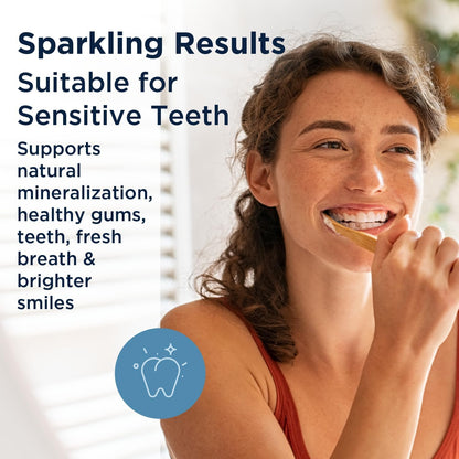 PerioBiotic Silver Hydroxyapatite Toothpaste - Travel Size (2 Pack, 1oz) | Fluoride Free, Probiotics, Whitening