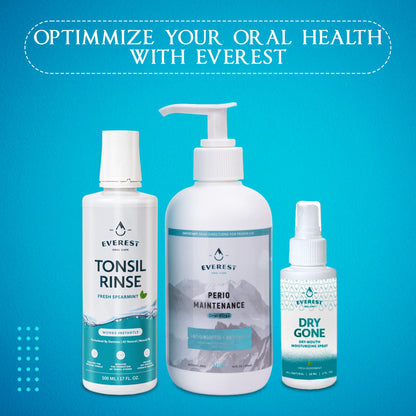 Perio Maintenance Alcohol Free Mouthwash – Stannous Fluoride Rinse | Everest Oral Care