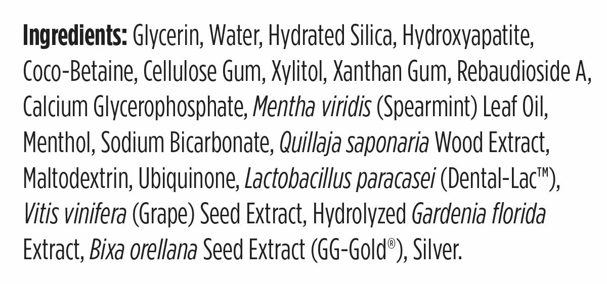 Periobiotic Silver Hydroxyapatite Toothpaste – Fluoride Free, Oral Probiotics, Gum Health (4oz Mint) Pack of 5