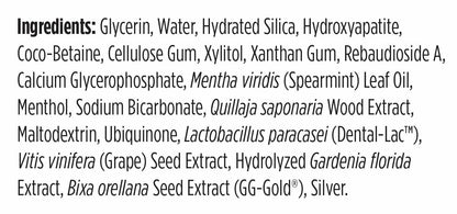 Periobiotic Silver Hydroxyapatite Toothpaste – Fluoride Free, Oral Probiotics, Gum Health (4oz Mint) Pack of 5