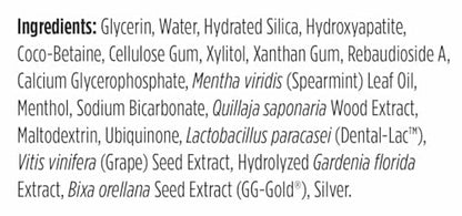 Periobiotic Silver Hydroxyapatite Toothpaste – Fluoride Free, Probiotics, Whitening (Mint, 4oz)