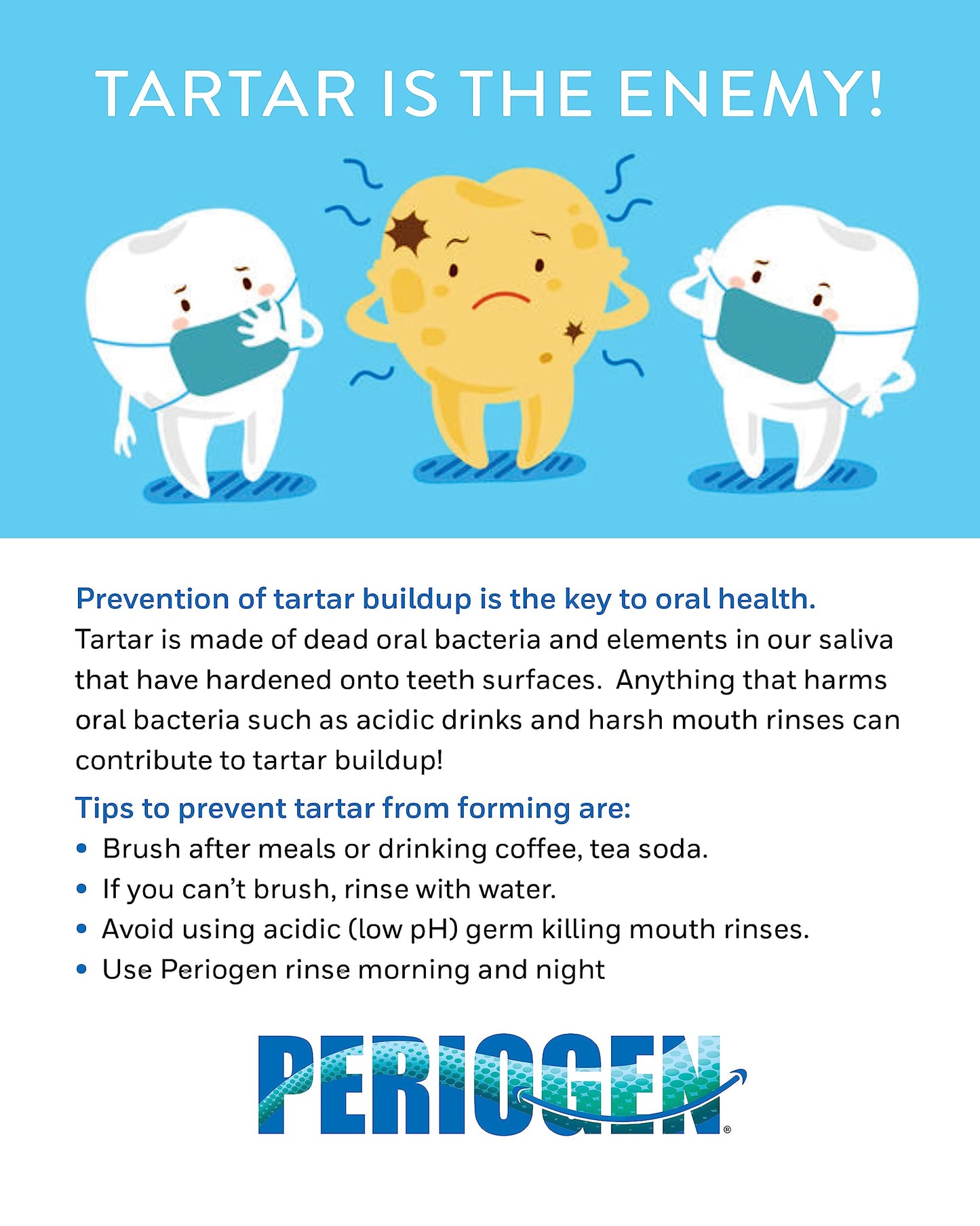 Periogen Tartar Control Toothpaste – SLS Free, Enamel Safe, Whitening Gel