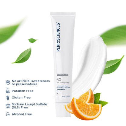 PerioSciences AO Pro Post Whitening Toothpaste – Nano Hydroxyapatite, Pack of 2