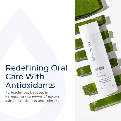 PerioSciences AO ProRinse Natural Mouthwash with Antioxidants and Amino Acids – Orthodontic Mouthwash – Fluoride-Free, 10 Fl Oz / 300ml