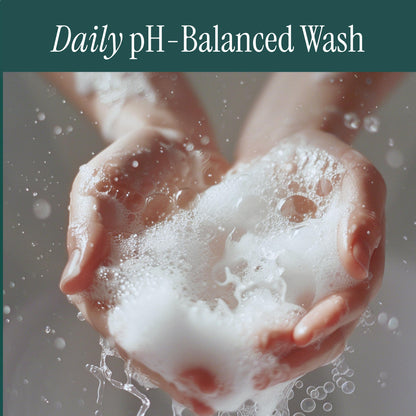 pH-D Feminine Health Boric Acid Foam Wash — pH-Balanced, Plant-Based, Paraben-Free (Sensitive, 6 fl oz)