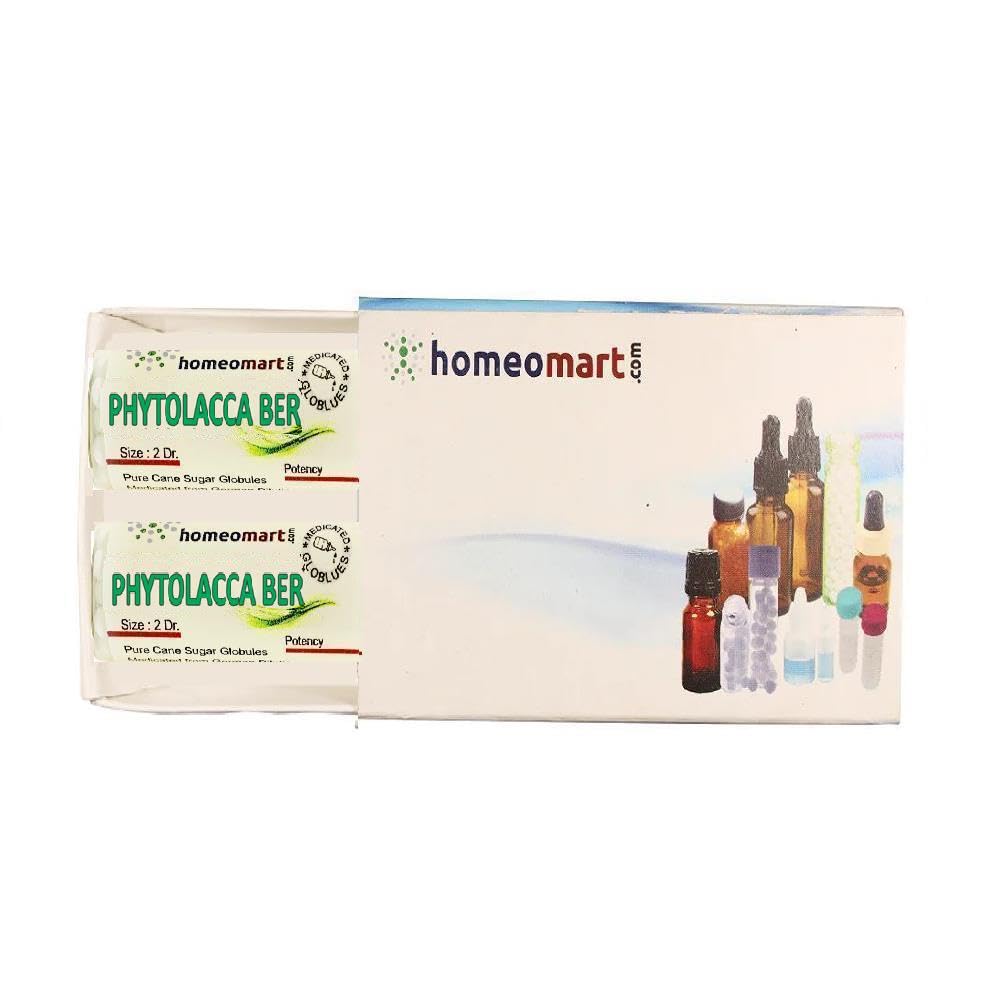 Homeomart.com Phytolacca Berry Homeopathy Pellets (Pills) in 30C Potency, Pack of 2