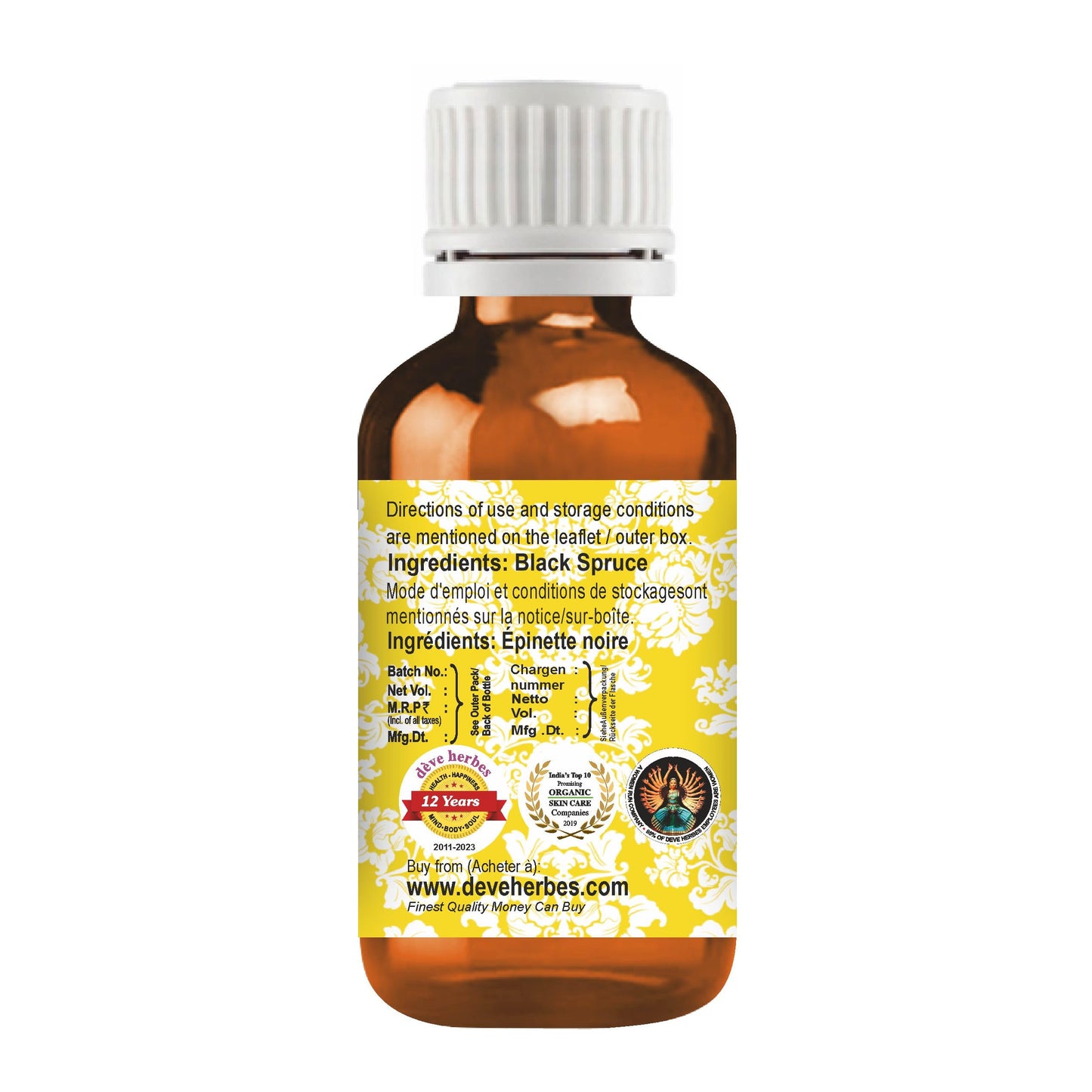 dève herbes Black Spruce Essential Oil 10ml – Pure & Lightweight (Picea mariana)