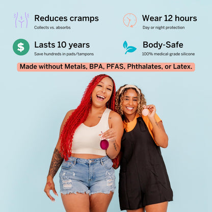 Pixie Cup Menstrual Disc – Medical-Grade Silicone, 12-Hour Wear, Eco-Friendly Tampon Alternative